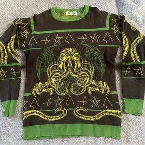 Cthulhu Ugly Christmas or Halloween Sweater Size M